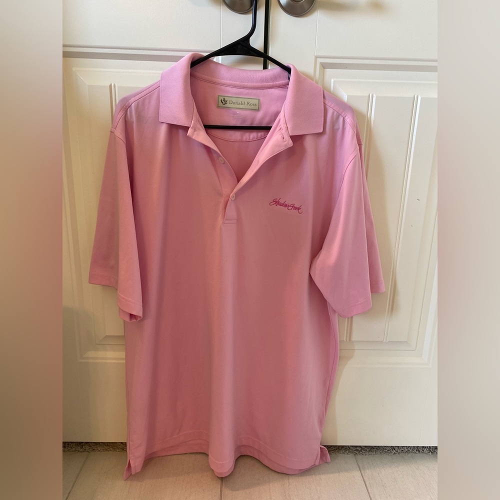 Donald Ross Pink Classic Fit Polo